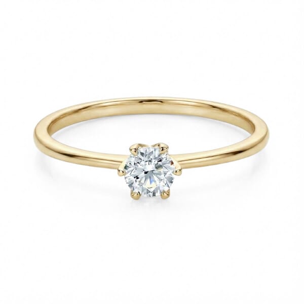 Enstens diamantring Aida med 0,30 ct i 14kt gull. TW-Si. -18016030